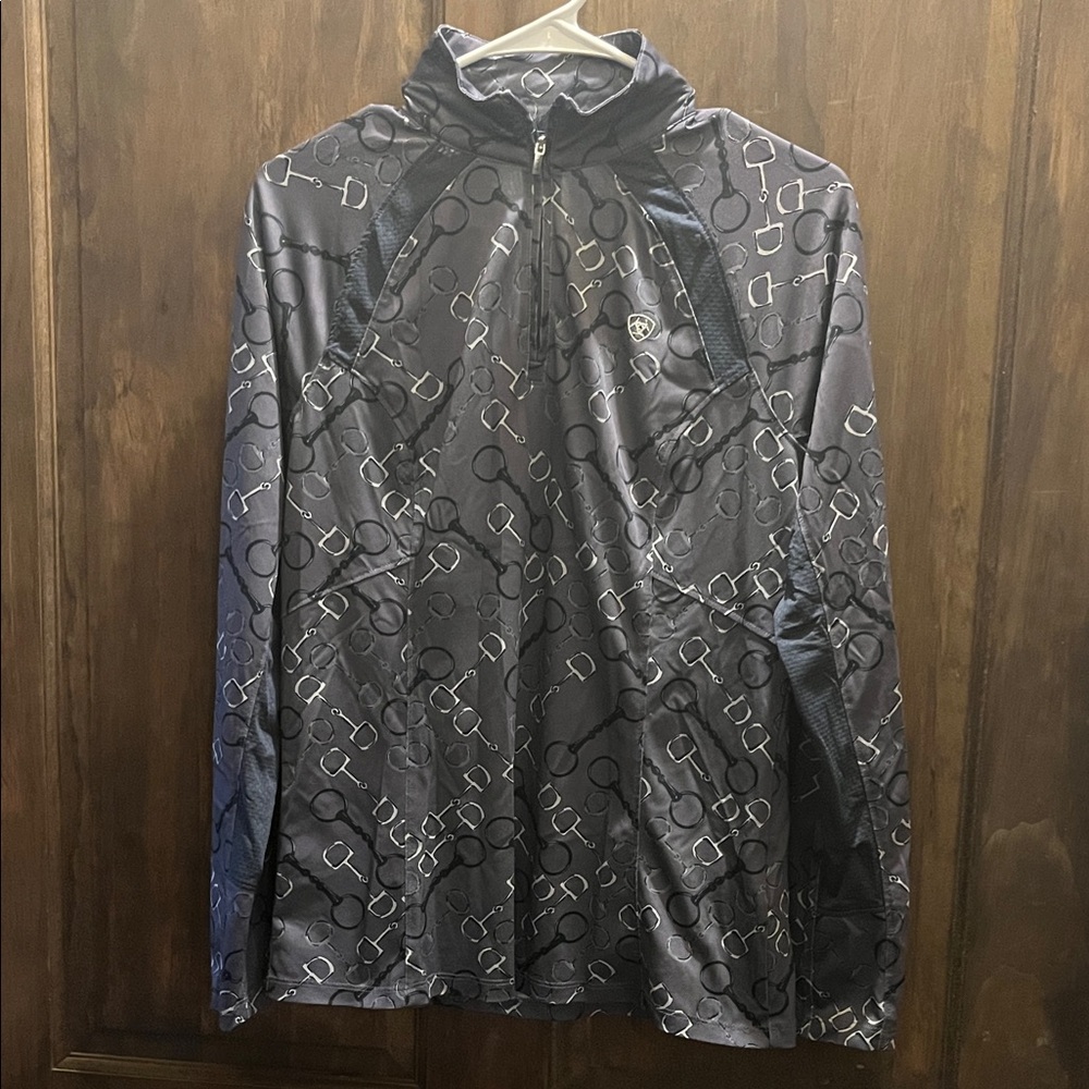 Ariat Black Patterned Long Sleeve Top